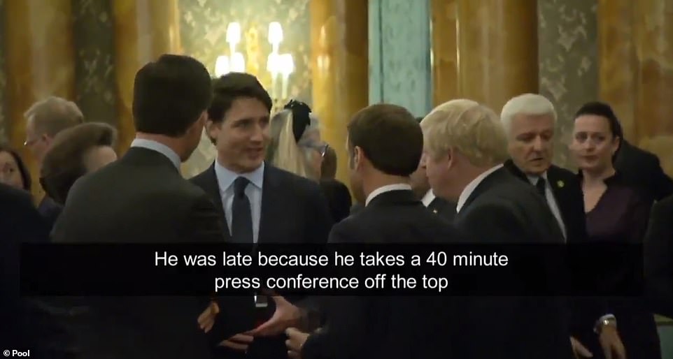 Trudeau appears to have a 'rather naughty sense of humour' in the way he leads the conversation