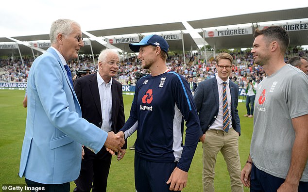 David Gower (second from left) paid tribute to Willis in an interview on BBC Radio 5 Live