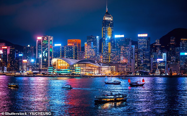 Despite unrest, Hong Kong, pictured, tops the most-visited city list with 26.7million visitors