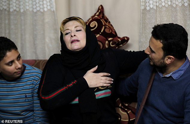 Nevine left Gaza in 1999 to have medical treatment in Egypt for a spinal condition
