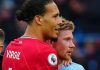 Manchester City star Kevin de Bruyne revealed that he and Virgil Van Dijk are close friends