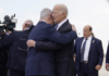 Biden expressed his support for Israel and distanced himself from the bombing of the Gaza Hospital