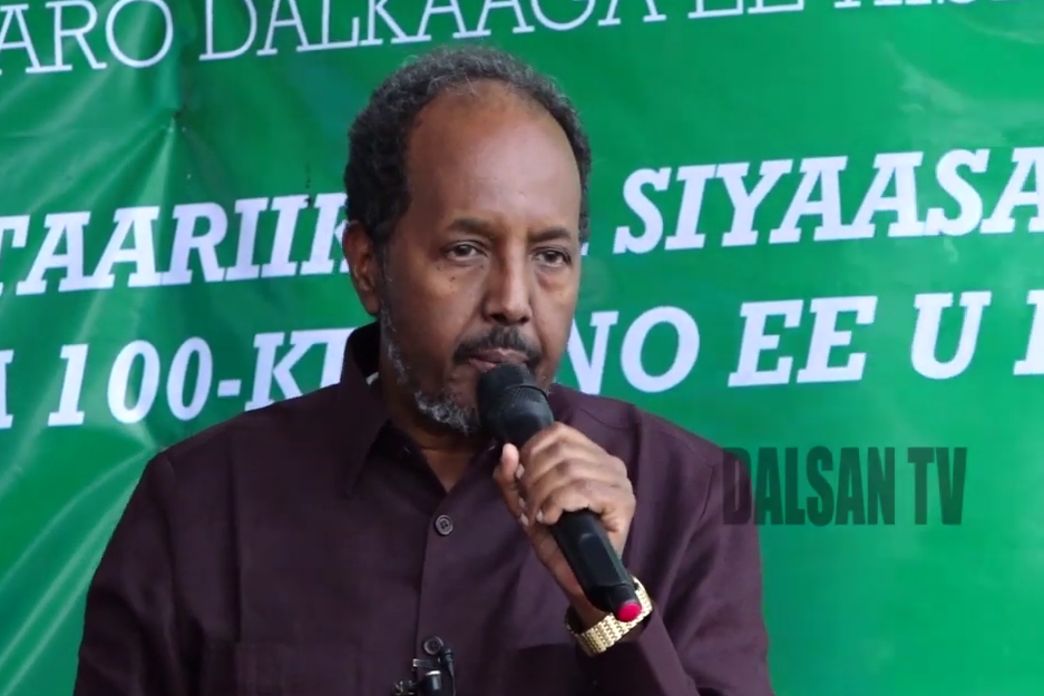 DAAWO:-Xasan Sheekh”Dalkan waxa uu u baahan yahay Qaanuun iyo Shuruuc ee uma baahno Shaqsiyaad”