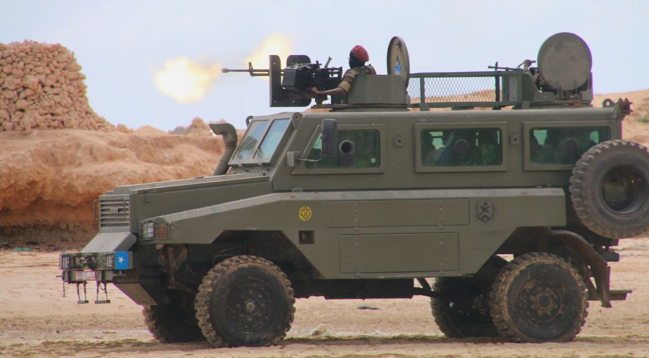 Ciidamo ka tirsan Xoogga dalka oo ka soo baxay furumaha hore ee dagaalka