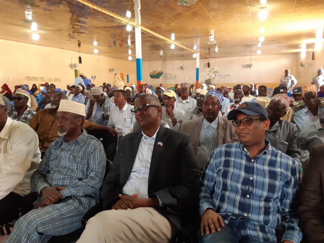 Daawo Gudomiyaha Xisbiga wadajir Abdirahamaan Abdishakuur oo Qudbad Xaasaasi ah ka jeediyay Shirka Hobyo.
