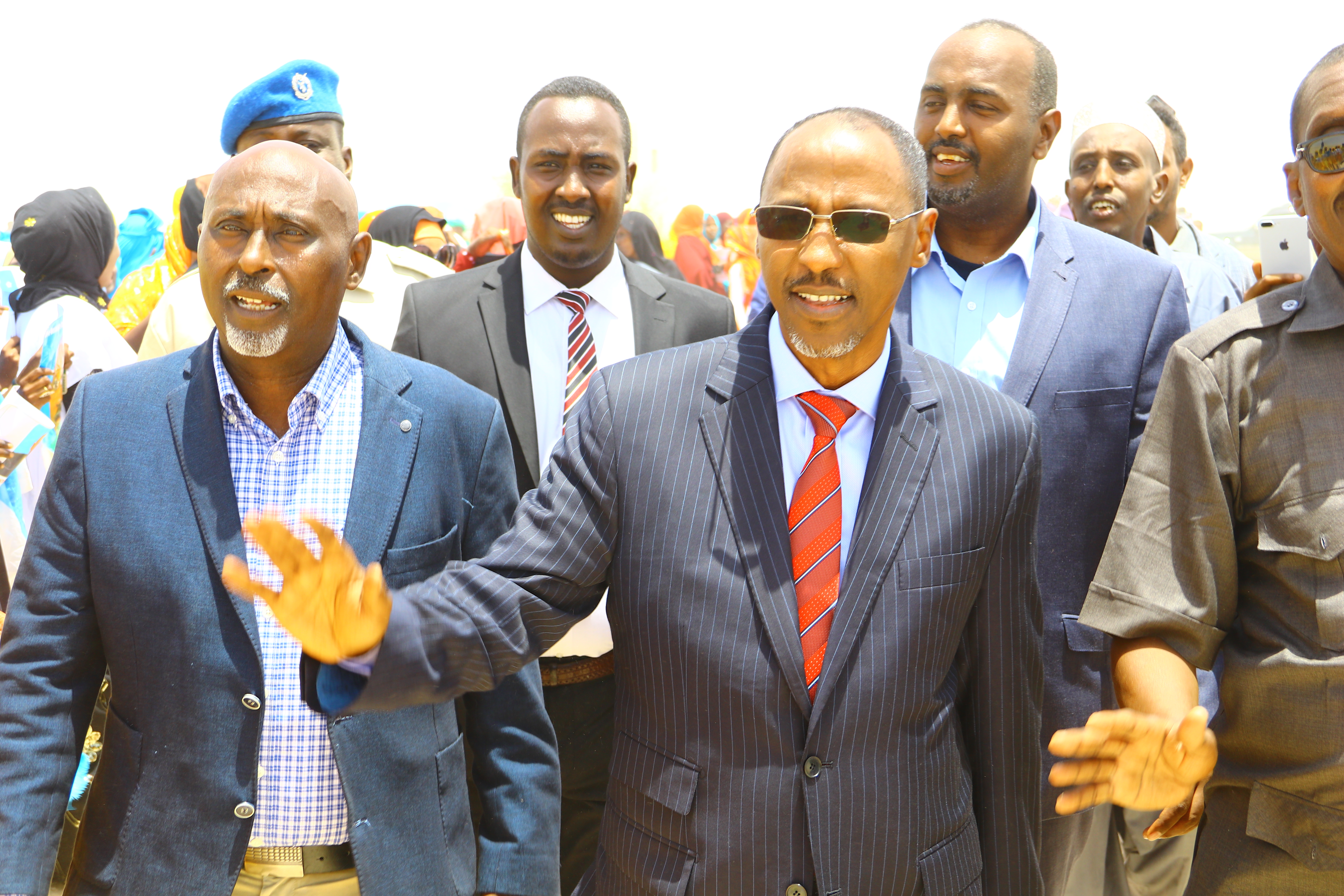 SAWIRRO:- Sidee Hobyo Loogu soo dhaweyey Madaxweynihii Hore Galmudug Abdikarim Xuseen Guuleed.