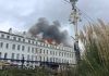 Blaze at seafront hotel prompts evacuations