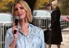 Ivanka Trump steps out in a warm black coat on Monday morning