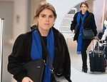Princess Eugenie touches down in New York as her father Andrew says he regrets staying in the city