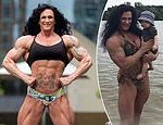 Robin Hillis says she works out SIX times a week to maintain her 200lb frame