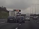 Terrifying dashcam footage shows 'drink driver' veering across lanes on ...