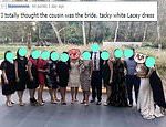 Wedding guest is slammed for wearing white lace dress to her cousin’s wedding