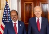 Xasan Sheekh oo lakulmay Biden