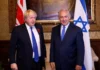 Boris Johnson oo kashifay Qiyaano uu kala kulmay Netanyahu