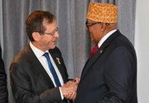 C/raxmaan Maxamed Cabdillaahi Cirro oo lakulmay Madaxweynaha Israa’iil