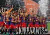 DAAWO: Barcelona Oo qaadatyay Koobka Spanish Super Cup +SAWIRRO
