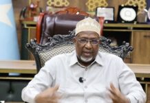 Gudoomiye Aadan Madoobe oo ku wajahan Baydhabo.