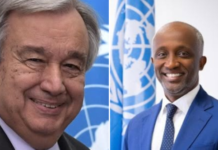 António Guterres oo nin Soomaali ah u magacaabay xil sare.