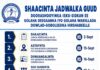 Akhriso Jadwalka doorashada Dowlad Goboleedka Hirshabelle