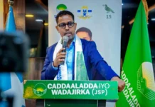 Cabdiweli Ibraahim Garyare siisay kaarka madaxweyne ku xigeenka Galmudug.