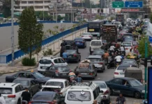 Lebanese start fleeing south Beirut.