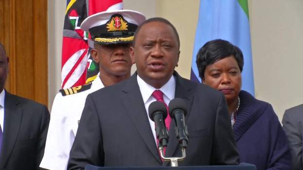 DAAWO:-Uhuru Kenyatta oo sheegay in lasoo afjaray dagaalkii Nairobi