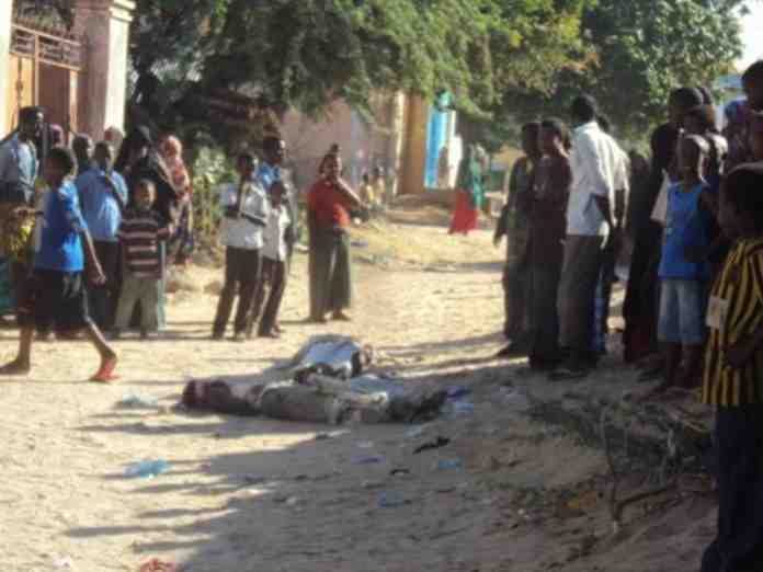 Maydadka afar ruux oo lagu arkay duleedka Dayniile