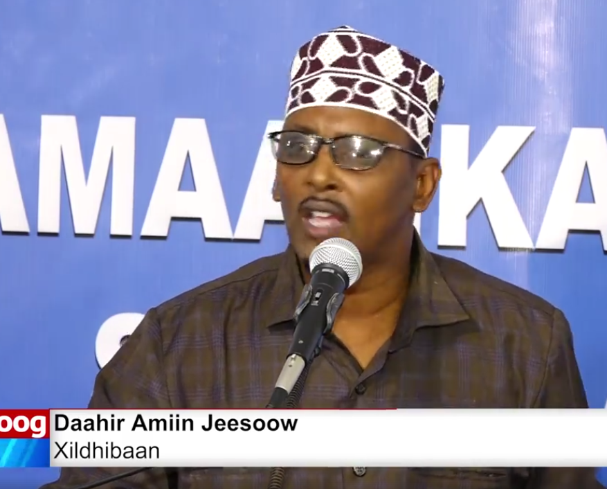 Daahir Amiin Jeesoow: “War midkaan waaba Cadaanee, maa loo dhiibo mid Afrikaan ah oo Madoow+VIDEO