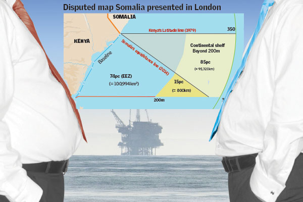 Kenya oo wadata Qorshe lagu qeybsanayo Dhul-Badeedka Muranka ka taagan yahay (55%-45%)