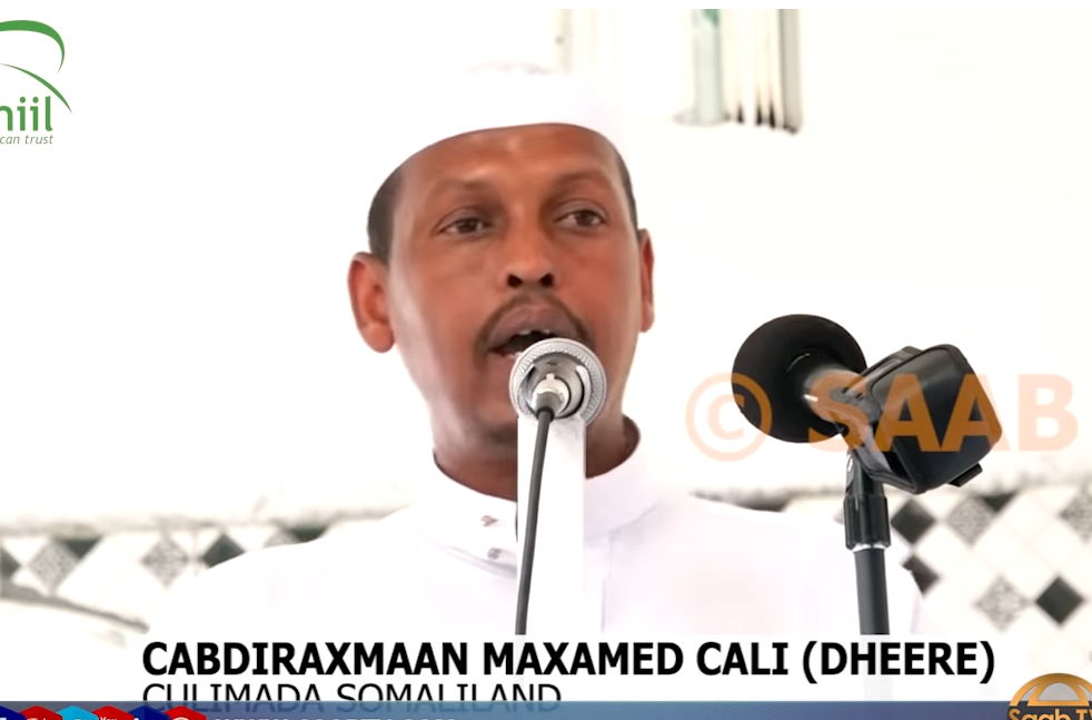 “Waxa jira Dhalinyaro Diinta Kiristaanka Fidinaysa” sheekh cabdiraxman Dheere+VIDEO