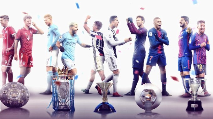 Bayern Munich,Manchester City, Barcelona, Juventus,Paris Saint-Germain oo difaacday Koobabkooda