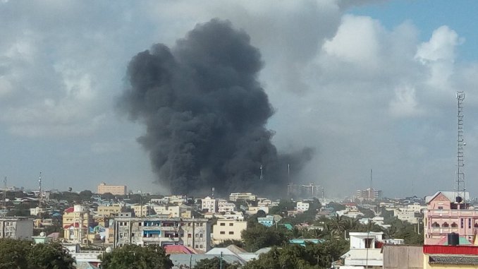 Qarax xoogan oo caawa ka dhacay Muqdisho iyo qofki waday oo laqabtay