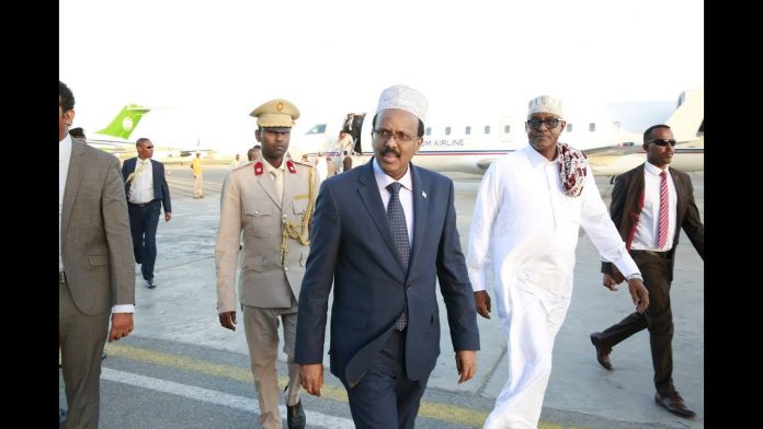 Farmaajo oo asna maanta tagaya Garowe