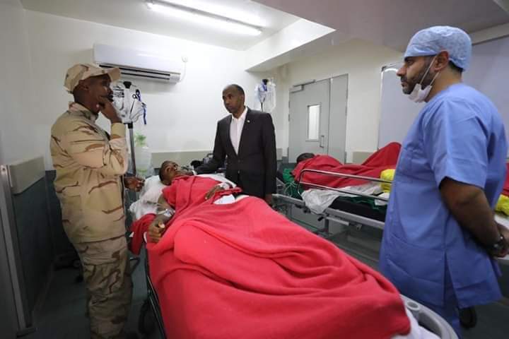 SAWIRRO:- Raaiisul Wasaaraha Dalka oo Maanta Isbitalka Ku Booqday Dhaamacyada Ciidanka Xoga