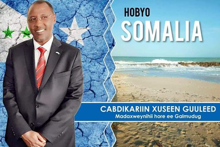 Madaxweynihii Hore Ee Galmudug Oo Abdikarim Guleed. Ayaa ku Wajahan Magaalada Hobyo