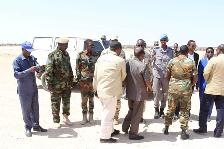 Deg deg Saraakiil ka Tirsan Amisom oo Dhuusa Mareeb gaaray.