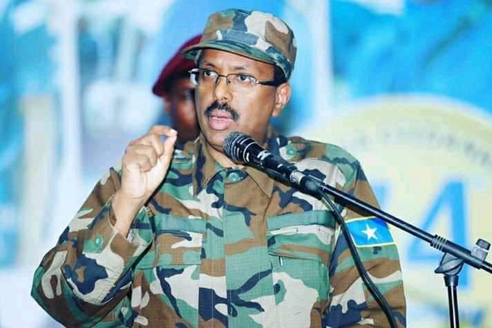 DEG_DEG;- Madaxweyne Farmaajo oo ku Faanay in dhulka la jaray Kenya,
