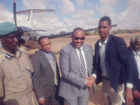 Madaxweynaha Puntland Iyo Wafdi uu Hogaaminaayo Oo Ka qeyb galaya Caleema Saarka Ahmed Madoobe