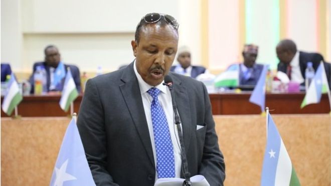 Guddoomiyihii Baarlamanka Puntland oo xilka laga qaaday