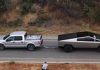 Tesla’s Cybertruck takes on Ford’s F-150 in a game of tug-of-war to show off its power