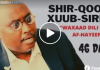 DAAWO:-Shir-qoolkii Xuub-sireed iyo xabsigii 46-da maalin