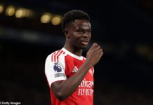 DAAWO: Chelsea & Arsenal oo 1-1 ku kala tagay=SAWIRRO