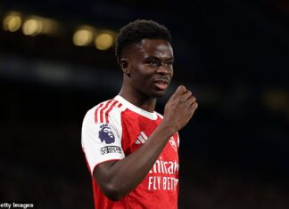 DAAWO: Chelsea & Arsenal oo 1-1 ku kala tagay=SAWIRRO