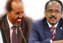 DAAWO: Xasan Sheekh oo u jawaabay Farmaajo +SAWIRRO xasan Sheekh vs Farmaajo