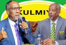 Maxamed Kaahin”Labada guddoomiye ee Muuse sheegay mid waa anniga ka kale isaga ayaa sheegi doona “