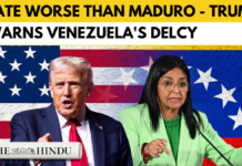 Trump oo u hanjabay Madaxwaynaha cusub ee Venezuela
