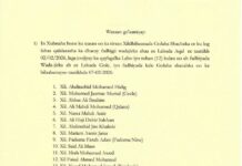 Xildhibaano laga joojiyay kulamada Baarlamaanka, kadib buuqii hareeyay fadhiyadii ugu dambeeyay