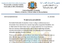 Akhriso: DF Soomaaliya oo war culus kasoo saartay doorashadii ka dhacday Baydhaba