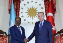 Xasan Sheekh oo la kulmay Erdogan+ SAWIRRO