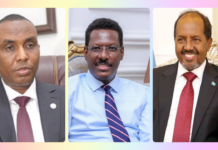 Xasan Sheekh, Xamze iyo Qoor qoor oo shir uga socdo Villa Somaliya.